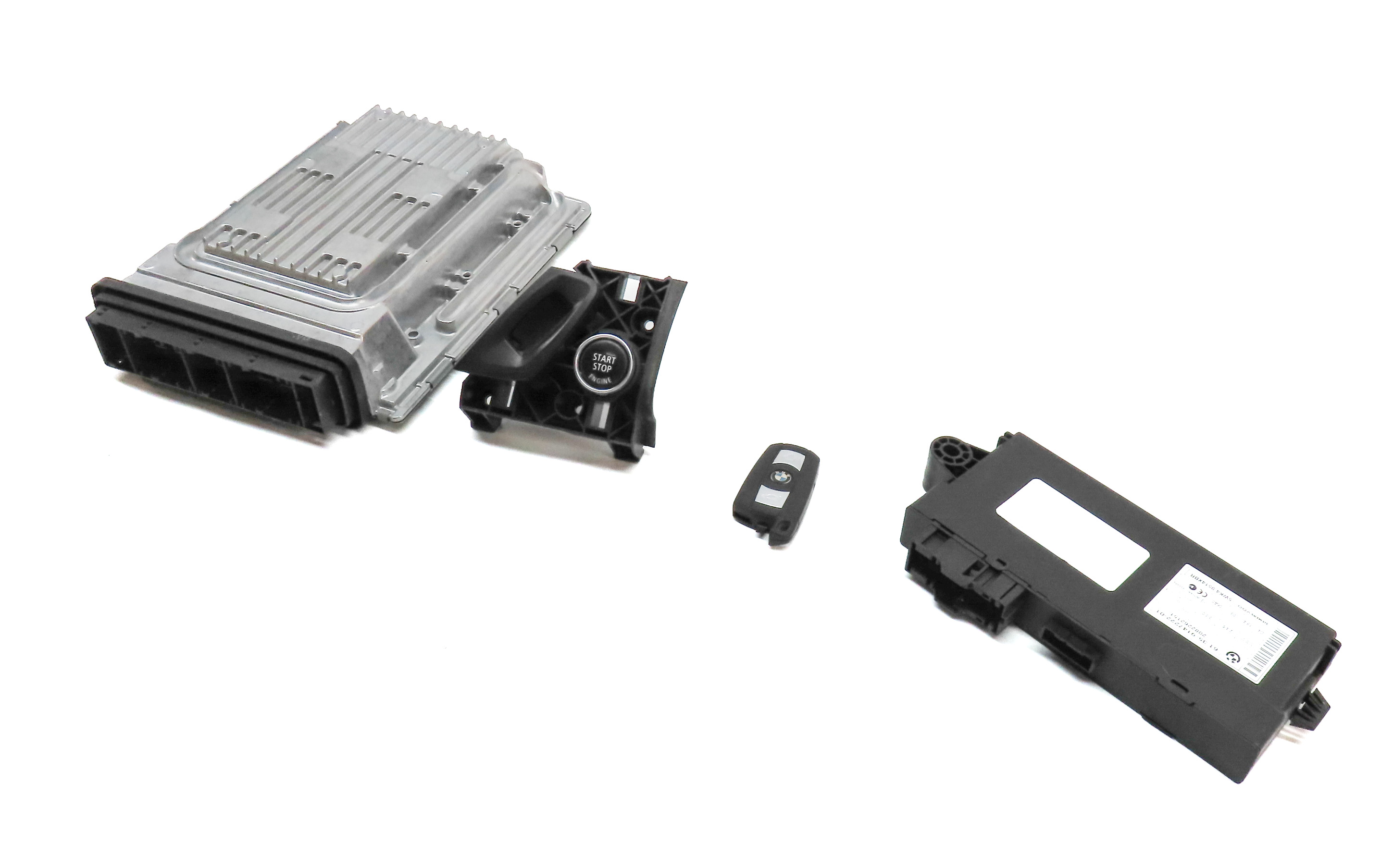 08-13 BMW X5 X6 (E70 E71) 4.4L N63 ENGINE DME CAS 3 IMMOBILIZER MODULE KEY SET — exact item pictured